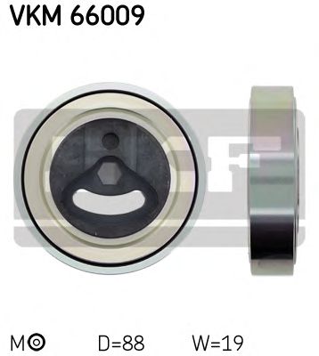 VKM 66009 SKF Ролик модуля натягувача ременя1